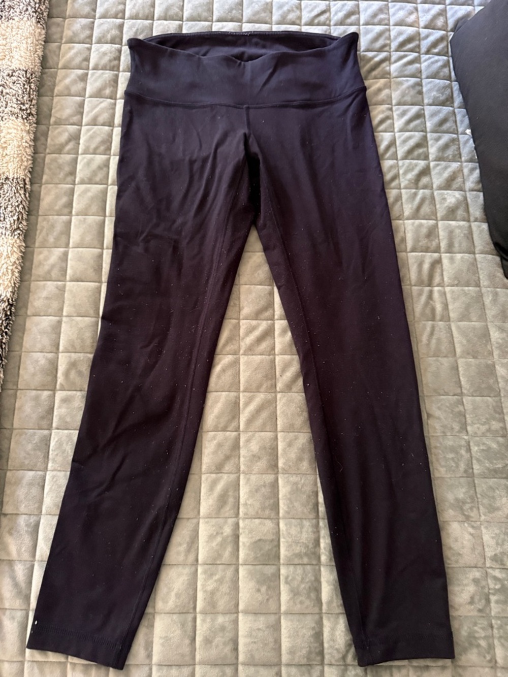 🍋Lululemon Size 8 Wunder Train 7/8 Leggings Navy Blue